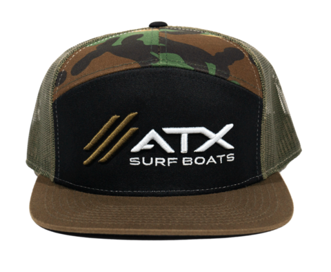 ATX Logo Camo Trucker Hat