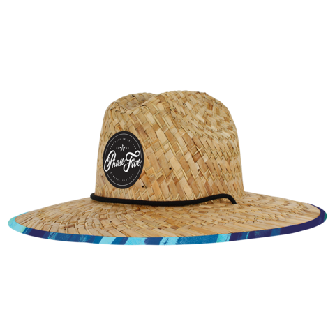 Straw Party Hat Blue